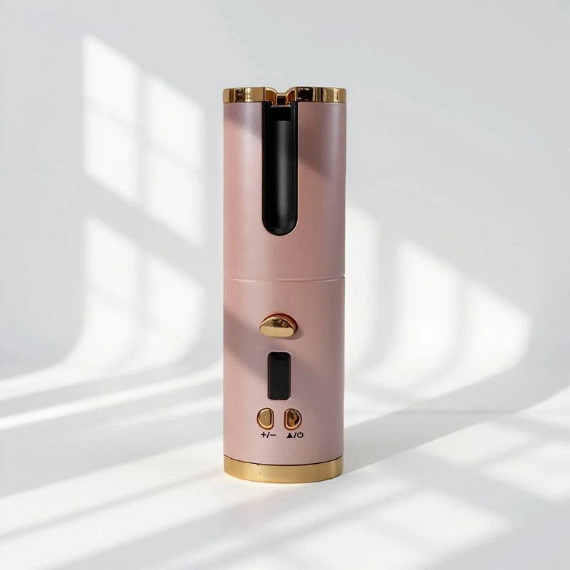 Pink Auto-Rotate Automatic Hair Curler